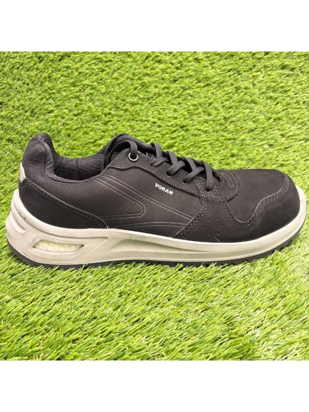 Voran Sportsafe Energy 610 Mens Size 10 Black Composite Toe Safety Work Shoes